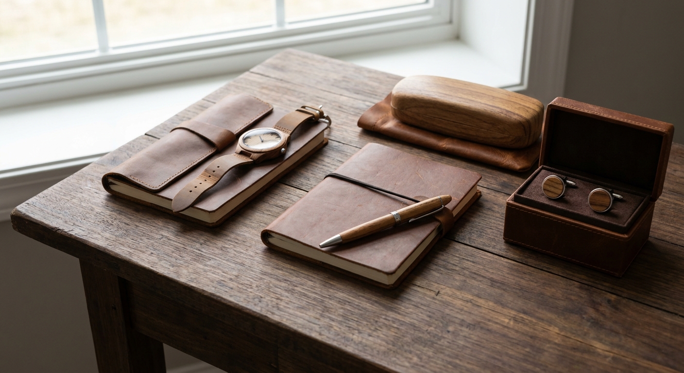 Luxury wooden accessories - The Deamore Journey: A Symphony of Wood and Leather