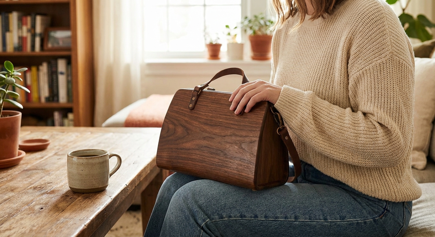 Luxury wooden handbags - Mastering Everyday Elegance: Integrating Luxury Wooden Handbags into Your Casual Wardrobe